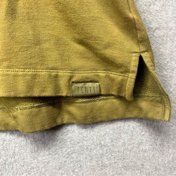 Fenty X Puma by Rihanna Hoodie Sweatshirt Oversized Green Embroidered‎ Size S - Picture 3 of 12